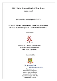 UGC - Major Research Project Final Report 2013 – 2017