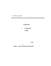 1 Surface Gravity