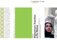 Afghanistan's Transition in the M Aking