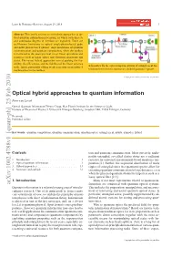 Arxiv:1002.4788V1 [Quant-Ph]
