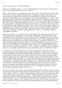 Essay in Lieu of a Sonata. (C) 1993 Paul Demarinis