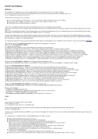 Install Tani Software