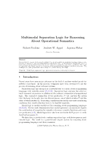Multimodal Separation Logic for Reasoning About Operational Semantics