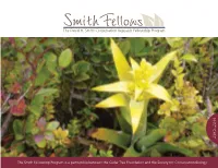 The David H. Smith Conservation Research Fellowship Program 2010-2011