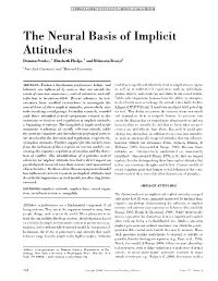 The Neural Basis of Implicit Attitudes Damian Stanley,1 Elizabeth Phelps,1 and Mahzarin Banaji2