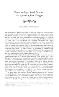 Understanding Hearth Function: an Approachfrom Harappa