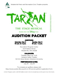 Audition Packet
