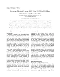 Detection of Tropical Cyclone PHET Using 19.35Ghz SSM/I Data