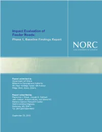 Impact Evaluation of Feeder Roads: Phase 1, Baseline Findings Report