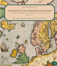 “The World & the Northern Navigation”