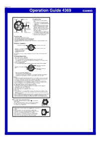 Operation Guide 4369