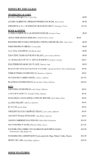 View Wine List