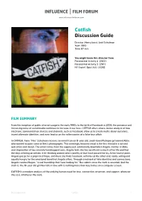 Catfish Discussion Guide