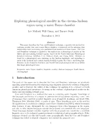 Exploring Phonological Areality in the Circum-Andean Region Using a Naive Bayes Classiﬁer