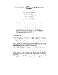 Leveraging Abstract User Interfaces