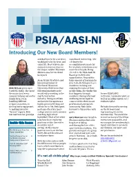 PSIA/AASI-NI Introducing Our New Board Members!