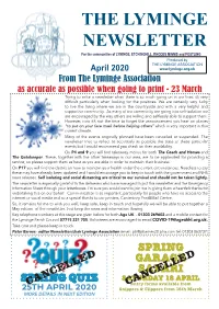 The Lyminge Newsletter