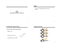 ADMIN an Arithmetic Logic Unit (ALU) a Simple 32-Bit