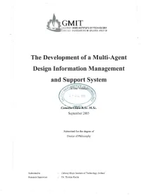 The Development of a Multi-Agent Design Information Management and Support System