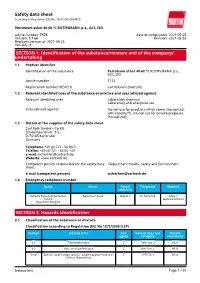 Safety Data Sheet: Petroleum Ether 40-60 °C