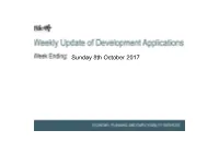 Sunday 8Th October 2017 Layout of Information