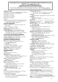 2014 Guide to Local Organisations and Services for Compton Village Website: Keep This Guide in a Conve