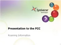 • 6~~ Syniverse~ • Technologies