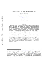 Microeconometrics with Partial Identification