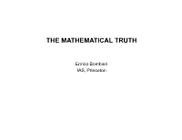 The Mathematical Truth