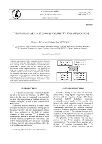 The State of Art in Sydnones Chemistry and Applications