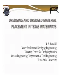 2015-03-10 Dredging Presentation by Randall.Pdf