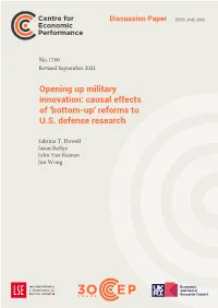 Bottom-Up' Reforms to U.S