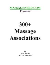 MASSAGENERD.COM Presents