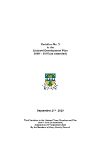 Variation No. 3 to the Listowel Development Plan 2009 – 2015 (As Extended)