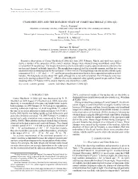 CYANOGEN JETS and the ROTATION STATE of COMET MACHHOLZ (C/2004 Q2) Tony L