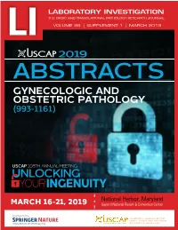 Gynecologic and Obstetric Pathology