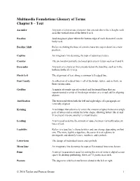 Multimedia Foundations Glossary of Terms Chapter 8 – Text