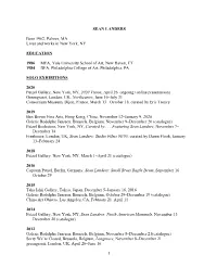 Sean Landers Cv 2021 0223
