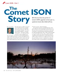 Comet ISON - Part 1 Cometthe ISON