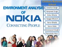 Environment Analysis Of