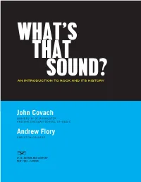John Covach Andrew Flory