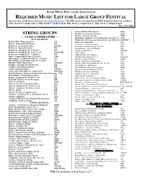 Large Group List