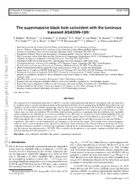 Arxiv:1710.01045V2 [Astro-Ph.GA] 18 Nov 2017 One of the Most Remarkable Astronomical Transients Reported in Largely Featureless Optical Spectra (Dong Et Al