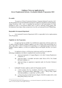 Graduates Subsidy Programme 2021