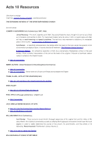 Acts 10 Resources