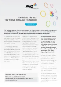 Changing the Way the World Manages Its Wealth