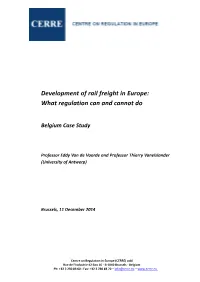 Development of Rail Freight in Europe: What Regulation Can and Cannot Do