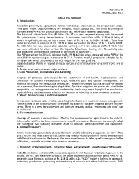 PLP 2016-17 ARAVALLI DISTRICT A. Introduction Aravalli Is Primarily An
