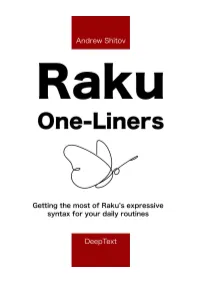 Raku One-Liners 2