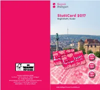 Stuttcard 2017 Begleitheft / Guide